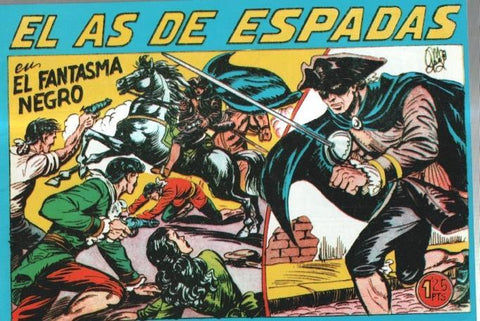 Facsimil As de Espada numero 28: El fantasma negro