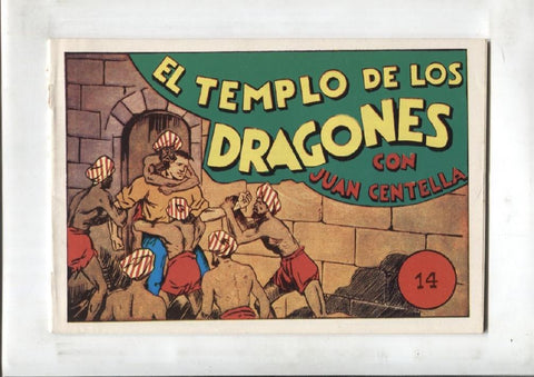 Juan Centella facsimil edicion 2 en 1 numero 14: El templo de los dragones