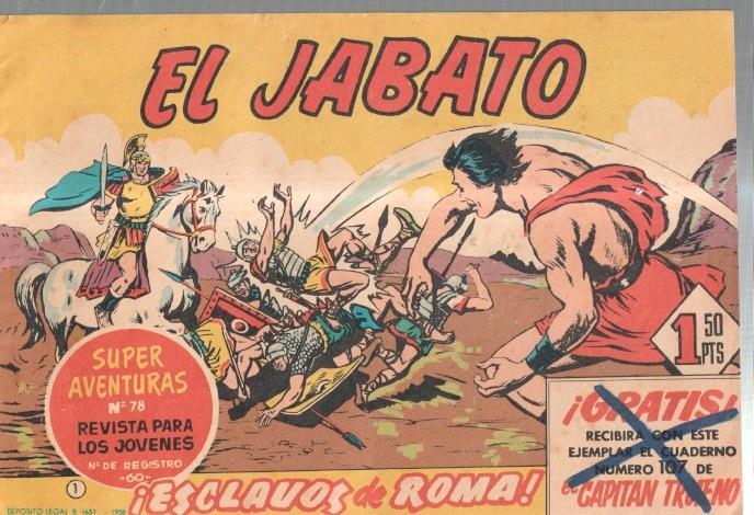 Facsimil Ediciones B: El Jabato numero 001: Esclavos de Roma (numerado 1 en trasera)