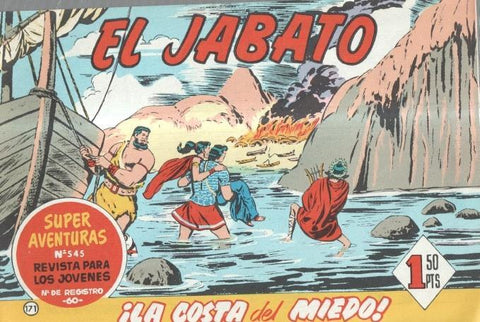 Facsimil Ediciones B: El Jabato numero 171: La costa del miedo