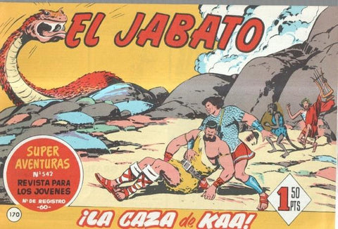 Facsimil Ediciones B: El Jabato numero 170: La caza de Kaa