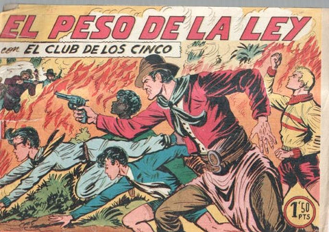 Original de El club de los cinco numero 27: El peso de la ley