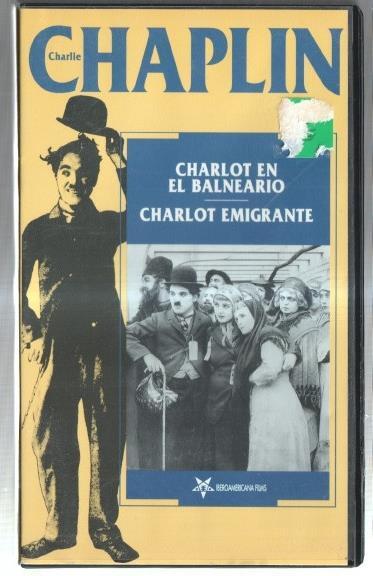 VHS: Charlie Chaplin vol 13: Charlot en el balneario-Charlot emigrante