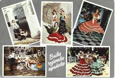 POSTAL L03277: Bailes regionales de España