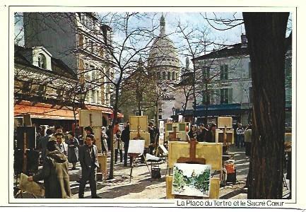 POSTAL L03284: Paris. Place du Tertre