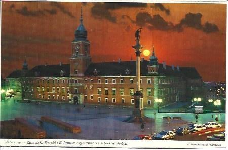 POSTAL L03285: Palacio Real de Varsovia, Polonia
