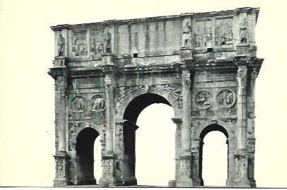 POSTAL L03290: Arco de Constantino en Roma