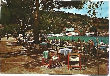 POSTAL L03262: Detalle del puerto de Soller en Mallorca