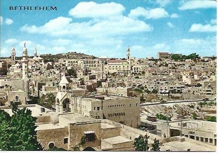 POSTAL L03295: Vista general de Belen, Israel