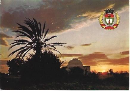 POSTAL L03335: Atardecer en Marraquesh, Marruecos