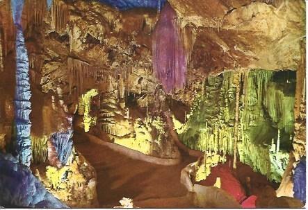 POSTAL L03298: Cuevas de Campanet en Mallorca