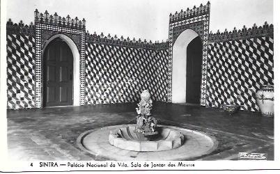 POSTAL L03327: Palacio Nacional de Sintra. Sala
