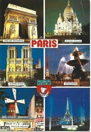 POSTAL L03236: Aspectos varios de Paris