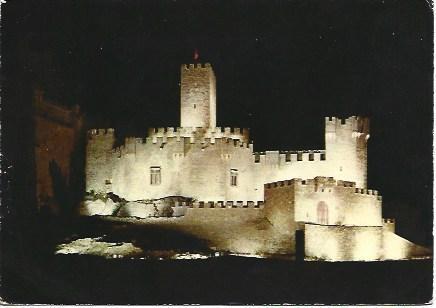 POSTAL L03147: Navarra. Castillo de Javier. Vista nocturna