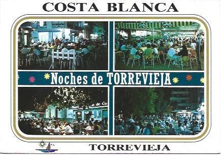 POSTAL L03153: Noche en Torrevieja, Alicante