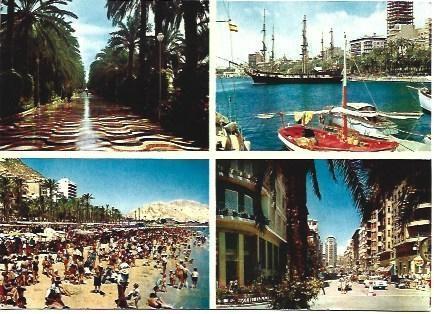 POSTAL L03164: Vistas de Alicante
