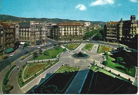 POSTAL L03170: Plaza Federico Moyua de Bilbao