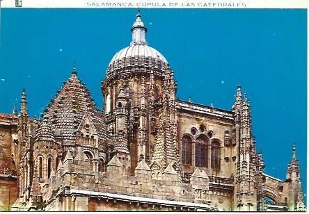 POSTAL L03116: Cupula de las Catedrales en Salamanca