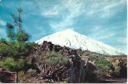 POSTAL L03136: El Teide nevado