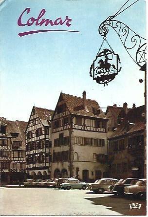 POSTAL L03217: Casas antiguas en Colmar