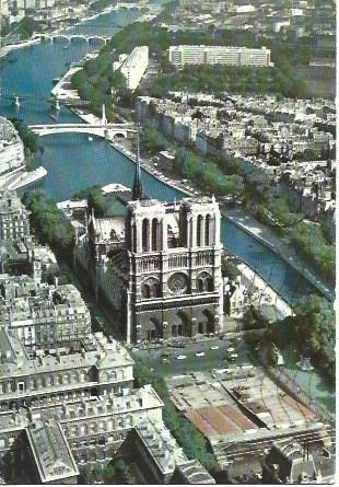 POSTAL L03218: Fachada de Notre Dame en Paris