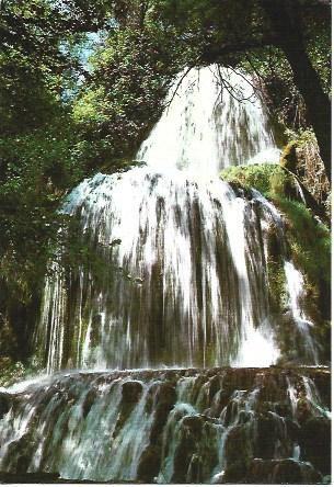 POSTAL L03187: Cascada de la Trinidad del Monasterio de Piedra