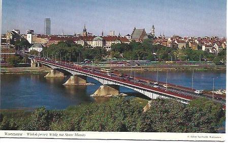 POSTAL L03359: Rio Vistula en Varsovia