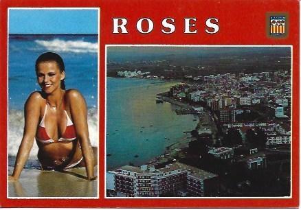 POSTAL L03516: Vista parcial de Roses