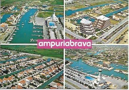 POSTAL L03521: Diversas vistas de Ampuriabrava. Girona