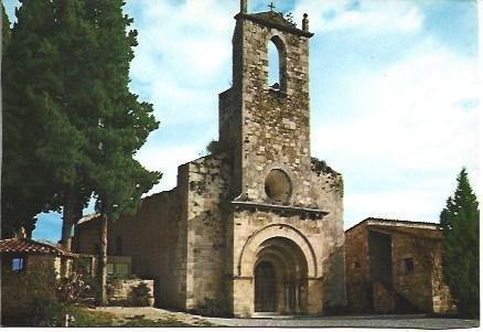 POSTAL L03527: Fachada de la iglesia de Porqueres
