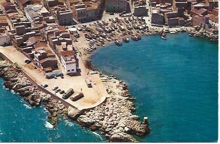 POSTAL L03539: Vista aerea de L'Escala. Girona