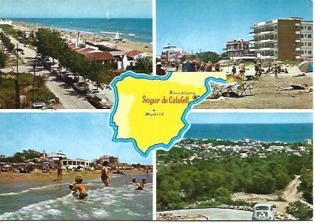 POSTAL L03540: Aspectos de Segur de Calafell. Tarragona