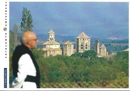 POSTAL L03543: Vista parcial del Monasterio de Santa Maria de Poblet