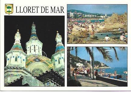 POSTAL L03513: Aspectos de Lloret de Mar