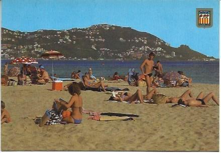 POSTAL L03493: Roses. Playa Rastrillo