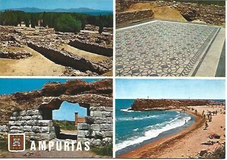 POSTAL L03496: Vistas de Empuries