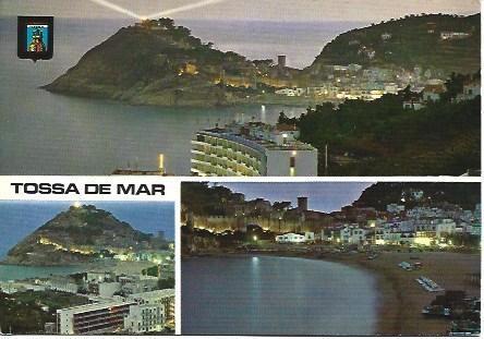 POSTAL L03504: Paisajes de Tossa de Mar