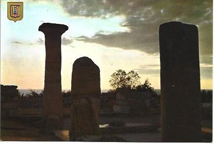 POSTAL L03507: Columnas en Empuries