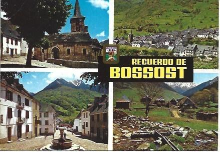 POSTAL L03583: Recuerdo de Bossot. Lleida