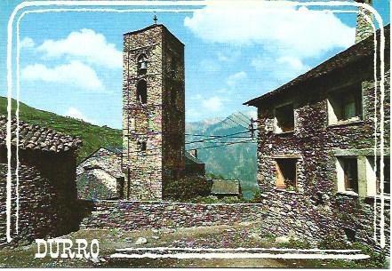 POSTAL L03577: Iglesia de Durro, Lleida