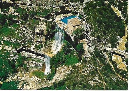 POSTAL L03598: Vista aerea de Sant Miquel de Fai