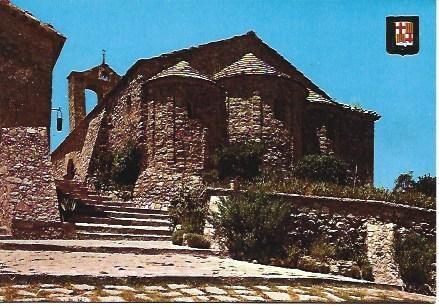 POSTAL L03603: Abside de La Tossa de Montbui en Igualada