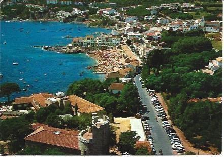 POSTAL L03558: Vista aerea de Calella de Palafrugell. Girona