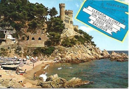 POSTAL L03397: Castillo de Lloret de Mar
