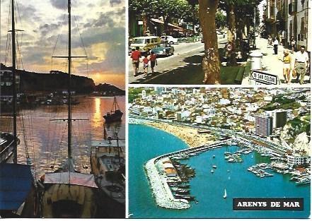 POSTAL L03403: Vistas de Arenys de Mar