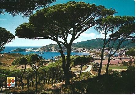POSTAL L03415: Panoramica en Sant Feliu de Guixols