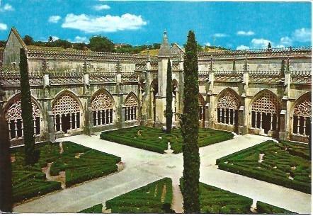 POSTAL L03361: Jardin y Claustro del Monasterio de Batalha
