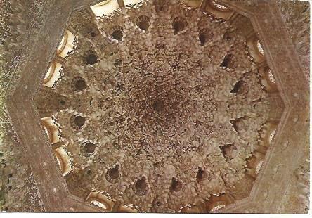 POSTAL L03370: Cupula de la Sala Dos Hermanas de la Alhambra