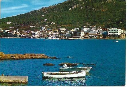 POSTAL L03372: Detalle del puerto de Andraitx en Mallorca