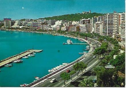 POSTAL L03373: Paseo Maritimo de Palma de Mallorca